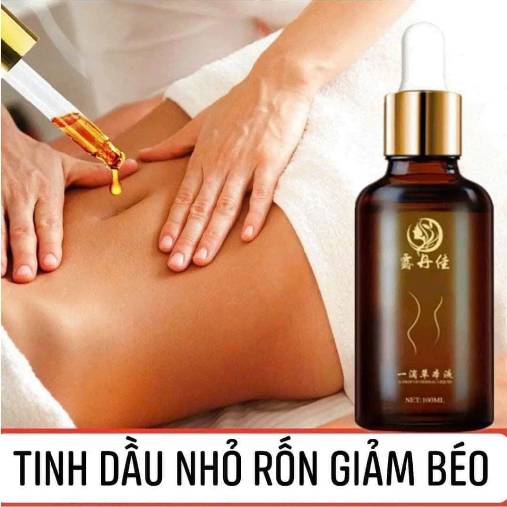 TINH DẦU NHỎ RỐN GIẢM BÉO DƯỠNG SINH - ĐỐT MỠ NỘI TẠNG