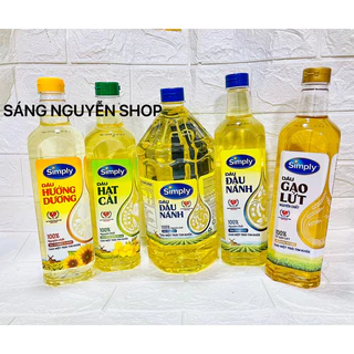 Dầu Ăn Đậu Nành Simply 1L-2L