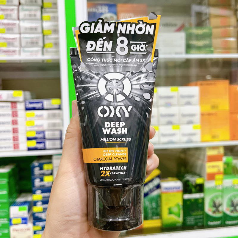 OXY Deep Wash (Scrub) - Kem rửa mặt có hạt sạch sâu 50g