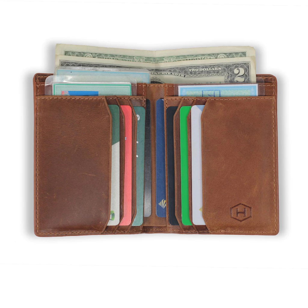 Ví da đứng Gen8 Handcrafted Wallet HAVIAS