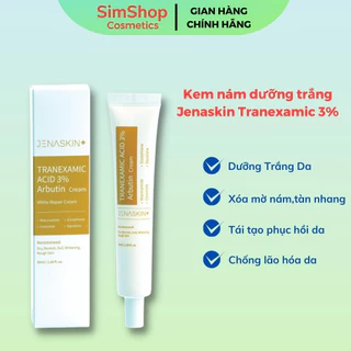 Kem Nám Dưỡng Trắng Jenaskin Tranexamic 3% Nám 50ml Dưỡng trắng da,mờ nám,tàn nhang,tái tạo phục hồi da Simshop102