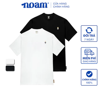 Áo thun Form rộng NOAM Teeny Homies Unisex 100% Cotton - Màu trắng