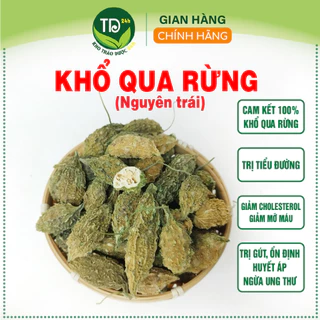 Khổ qua rừng sấy khô nguyên trái (Mướp đắng rừng sấy khô), đánh bay tiểu đường, gút, ổn định huyết áp, giảm cân