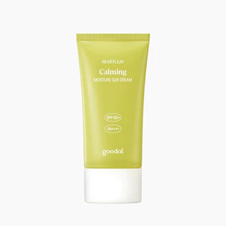 Kem chống nắng hoá học Goodal Heartleaf Calming Moisture Sun Cream