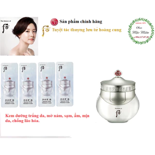 [23] Combo 30,60,120 gói kem dưỡng trắng da whoo trắng Whoo Whitening Moisture Cream - sample