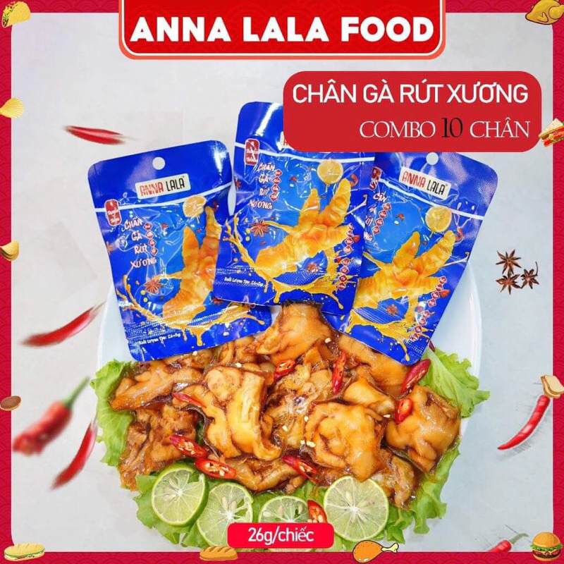 Chân gà rút xương ANNALALA Lẻ 1 chân gà