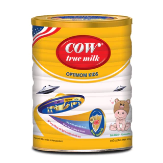 Sữa Cow True Milk Optimom Kids 900g - Giúp Bé Ăn Ngon, Hấp Thu Tốt, Bé Tiêu Hóa Tốt và Không Táo Bón