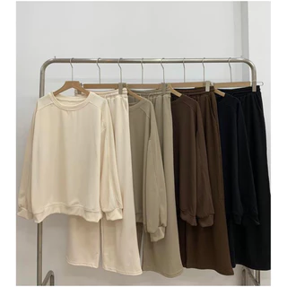 Set áo tăm kèm quần culottes ( ảnh thật)