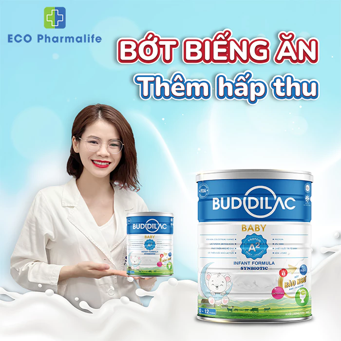 Sữa Buddilac Baby giúp bé tăng cân, ngủ sâu giấc, tăng sức đề kháng