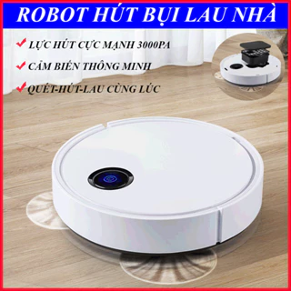 Robot Hút Bụi Lau Nhà ES330, Máy Hút Bụi Tự Động. Lực Hút Cực Mạnh, Hoạt Động Thông Minh, Dễ Sử Dụng