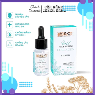 Serum Ngừa Nám, Tàn Nhang, Đồi Mồi, Chống Lão Hoá Da, Chống Nắng MOC Love Skin White 25ml - MELASMA FACE SERUM COLLAGEN