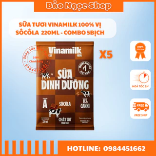 Combo Sữa dinh dưỡng Vinamilk socola 220ml