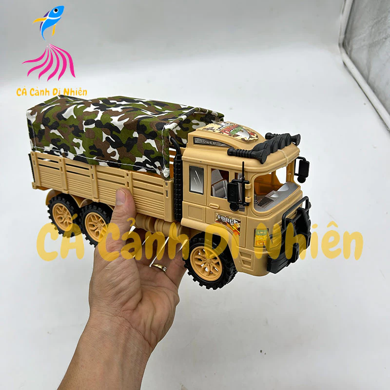 Đồ chơi mô hình xe chở lính quân sự bằng nhựa chạy trớn C79
