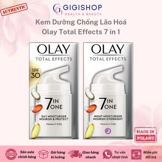 [UK-Made in Poland] Kem Dưỡng Chống Lão Hoá Olay Total Effects 7 in 1