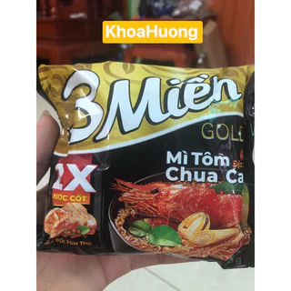 Mì 3 Miền Gold tôm chua cay 75g