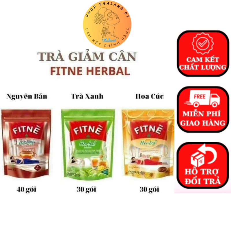 Trà giảm cân fitne thailan