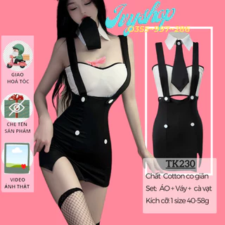 Bộ ngủ ren sexy 💝 Free ship 💝 chân váy thư ký quyến rũ TK230 - Ivyshop