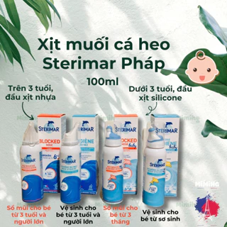 Xịt muối biển Sterima cá heo _ hàng nội địa pháp, full các lứa tuổi_MiMi HG