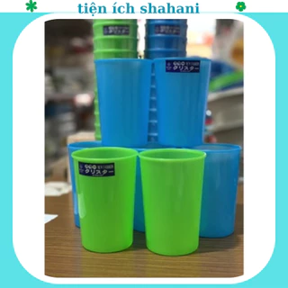 Combo 10 cốc nhựa uống nước SHAHANI, cốc uống trà đá chính hãng nhựa Việt Nhật Th6213