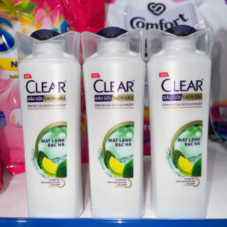 Dầu Gội Clear Mát Lạnh Chai 170g