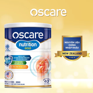 Sữa Bột Cho Người Lớn Giúp Bổ Sung Dinh Dưỡng, Phòng Ngừa Loãng Xương OSCARE Nutrition Gold Hộp 900g