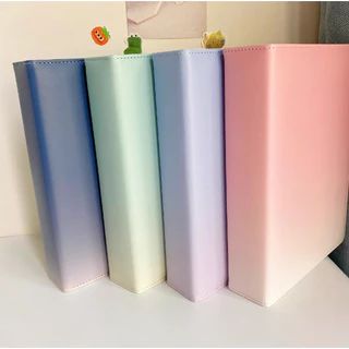 Binder A5 da PU 6 còng Ombre đựng card Kpop, Anime [Sạp nhỏ của Annie]