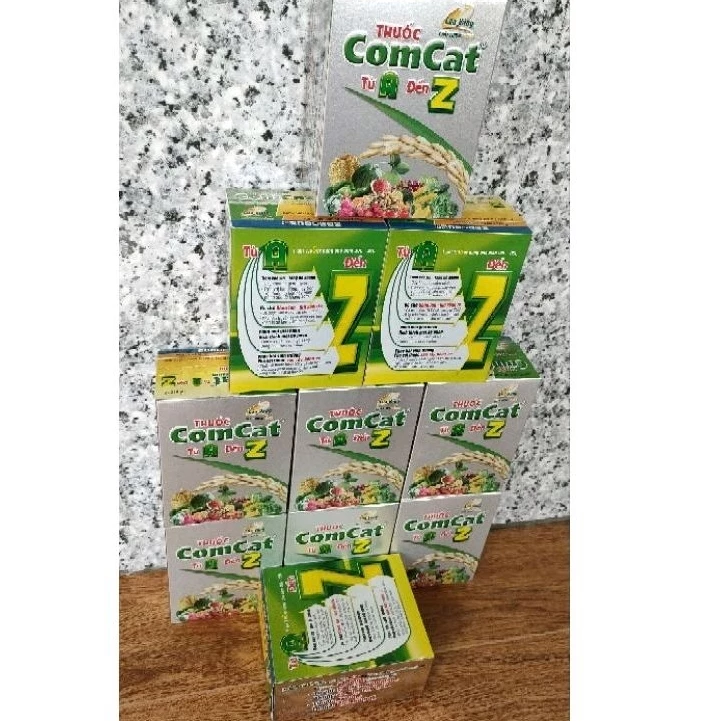 10 Hộp Comcat phân bón lá, dưỡng rễ cực tốt ( 100 gói 7,5gr )