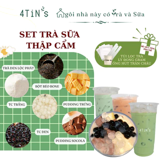 Set Nấu Trà Sữa Thập Cẩm Vị Tự Chọn Tá Lả Topping