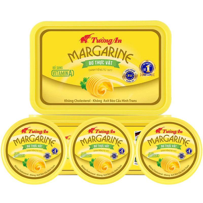 Combo 5 hộp bơ thực vật MARGARINE TƯỜNG AN