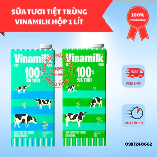 Sữa tươi tiệt trùng Vinamilk hộp 1 lít