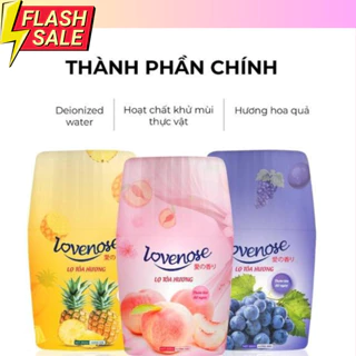 Lọ tỏa hương để thơm phòng thế hệ mới dung tích 250 ml, lọ tỏa hương LOVENOSE khử mùi hôi phòng thơm lâu tới 70 ngày