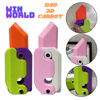 Đồ chơi giải nén trọng lực dao cà rốt đồ chơi đẩy thẻ đồ chơi nhỏ in 3d dao trọng lực trẻ em Giảm Căng Thẳng  Đồ Chơi Cắ