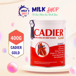 Sữa Cadier Gold - 400g Tăng Cường Sức Khỏe Cho Người Bị Tim Mạch Milkshop