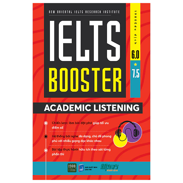 Sách - IELTS Booster Academic Listening - 1980 Books