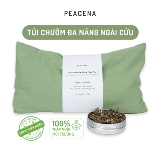 Túi chườm Đa năng Thảo Mộc NGẢI CỨU Tây Bắc giảm đau bụng kinh, giảm đau cổ vai gáy, thắt lưng chỉ 15 phút | Peacena