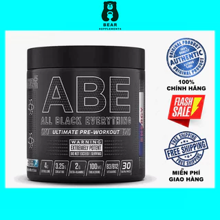 ABE PRE WORKOUT 30 servings - Hỗ Trợ Tỉnh Táo, Tập Trung, Tăng Sức Bền, Sức Mạnh