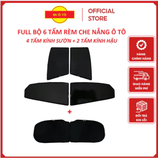 Rèm Che Nắng Full 6 Tấm Kính Sườn và Kính Hậu CHỐNG TIA UV - LOẠI 1 MR.OTO Thiết Kế Theo Xe. Bảo Hành 24 tháng