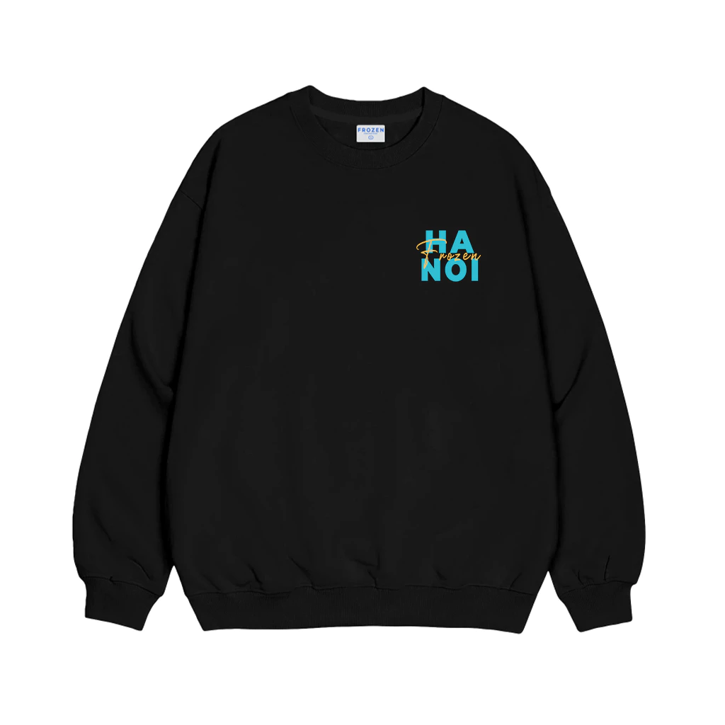 Áo Sweater Frozen Hà Nội Nỉ Chân Cua lót lông Cotton 100% Unisex Local Brand