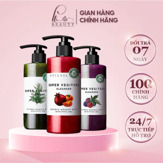 Sữa rửa mặt rau củ Super Vegitoks Cleanser thải độc 300ml