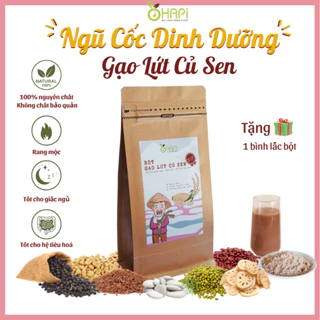 Bột gạo lứt củ sen bột ngũ cốc dinh dưỡng OHAPI 500gr giảm cân, lợi sữa, đẹp da, cân bằng vóc dáng