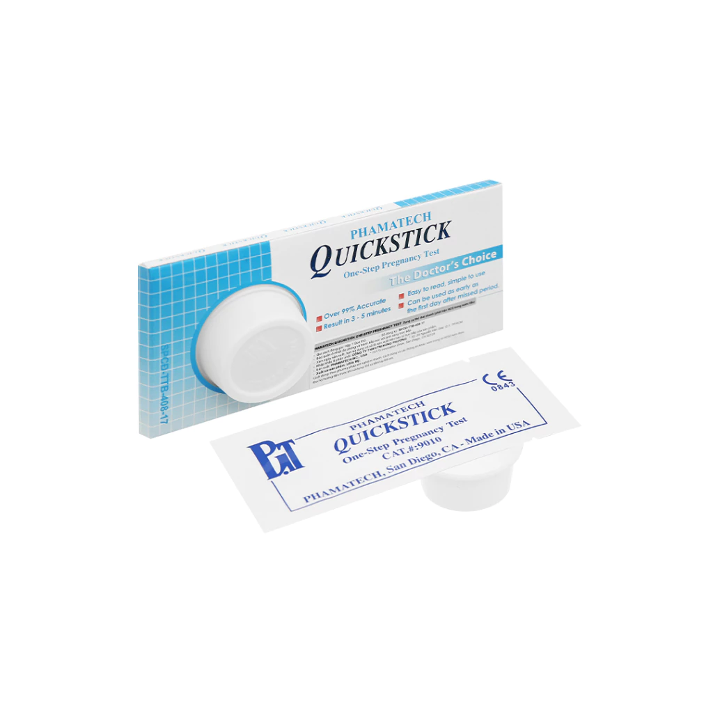 Que thử thai Quickstick One-step Pregnancy Test (CÓ che tên sp)