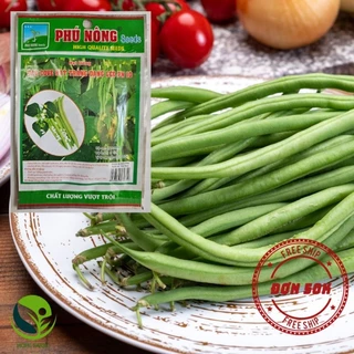 Hạt giống đậu cove hạt trắng dạng leo Phú Nông - Gói 10 gram