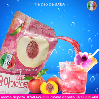 Trà  Đào Hàn Quốc BaBa Túi 190ml / Peach Iced Tea