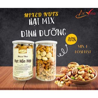 HẠT MIX-4 LOẠI HẠT SIÊU GIÀU DINH DƯỠNG CHO MẸ BẦU, ĂN VẶT, GIẢM BÉO