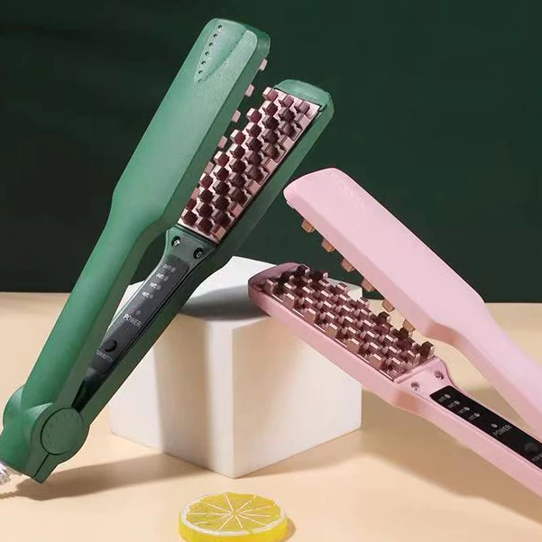 Máy Dập Xù Bấm Tóc Phồng Chân Tóc Bảng Vuông Có 4 Mức Chỉnh Nhiệt