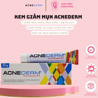 Kem giảm mụn ACNE-DERM giảm thâm nám và ngăn ngừa mụn trứng cá, dưỡng ẩm, làm dịu da 20g