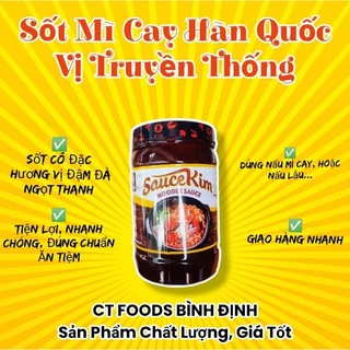 Sốt Mì Cay SauceKim Noodle Sauce (Hộp 1,2Kg) Hoặc Sốt Mì Cay Vị Tomyum ( chai 435gr)  kèm công thức