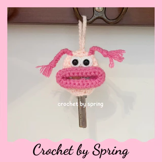 Bọc chìa khoá/ Smart key len hình con quễ | crochetbyspring