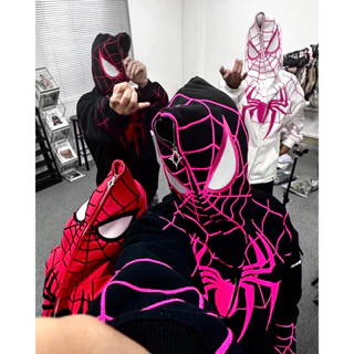 Áo khoác hoodie Người Nhện Spiderman có mũ hoạ tiết thêu xù nổi BattleKid ẢNHTHẬT cao cấp chuẩn hãng