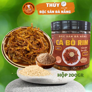 CÁ BÒ RIM - ĐẶC SẢN ĐÀ NẴNG - HŨ 200GR - Cá Bò Sợi Rim Mè - Cá Bò Rim TẨM VỪNG đà nẵng